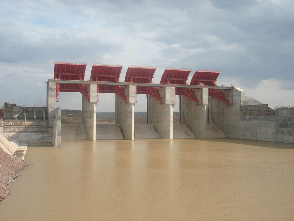 Earth Dam, Spillway – Srepok 4 Hydropower Works